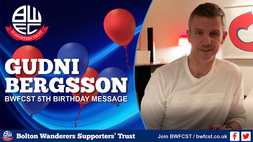 Guðni Bergsson | 5th Birthday Message to the BWFCST