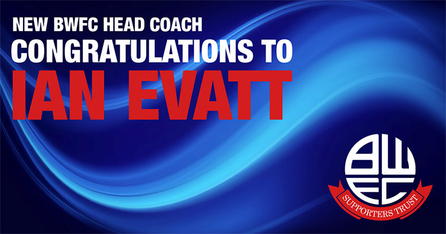 Ian Evatt – New Bolton Wanderers Head Coach