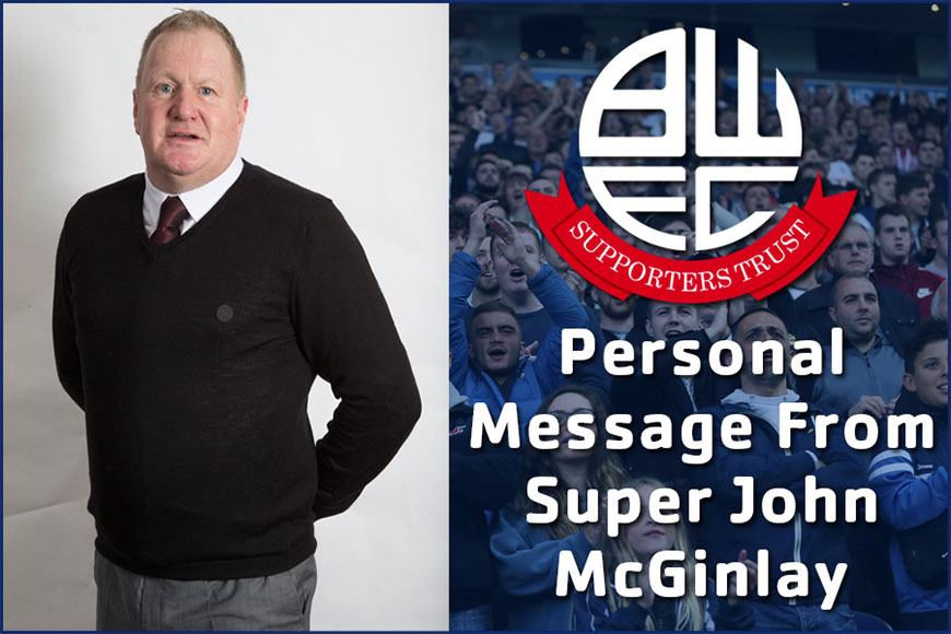 Personal Message From Super John McGinlay